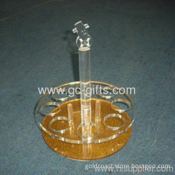 Clear Acrylic Crystal Cosmetic Organizer Lipstick 